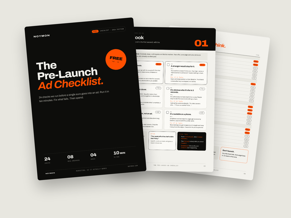 The Pre-Launch Ad Checklist